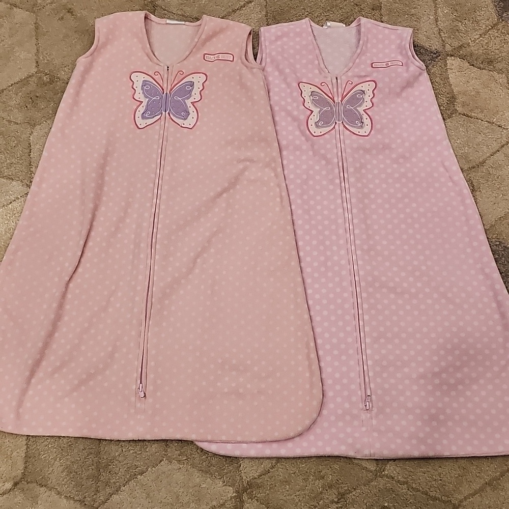 Halo Pink Sleep Sack with Butterfly Print Lot